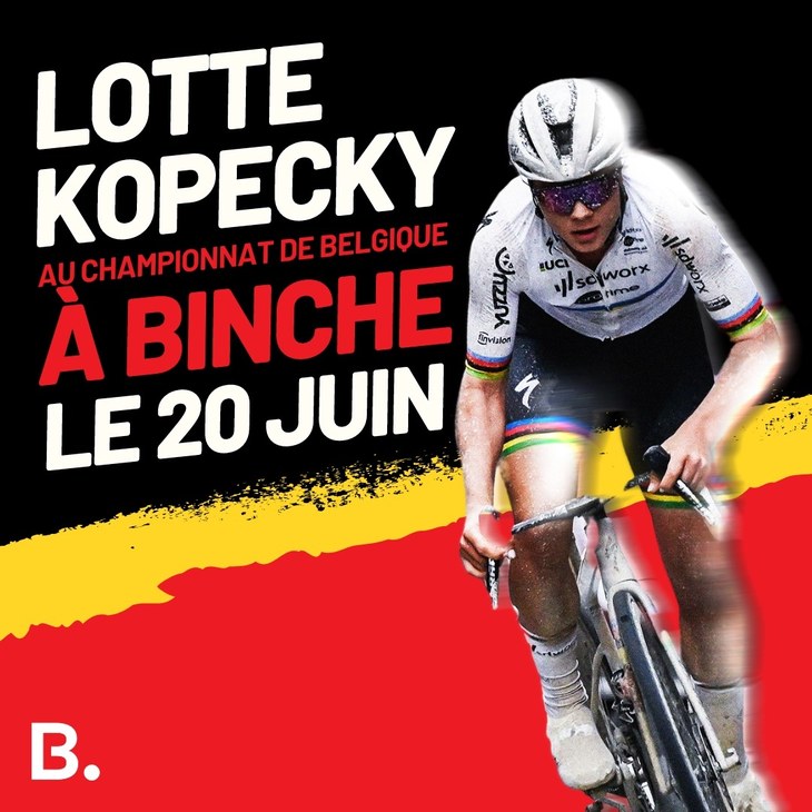 Lotte Kopecky à Binche le 20 juin
