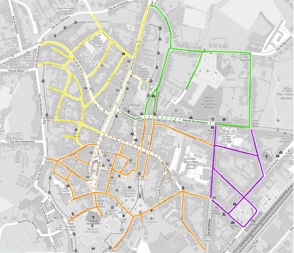 Carte - Nouvelle zone bleue