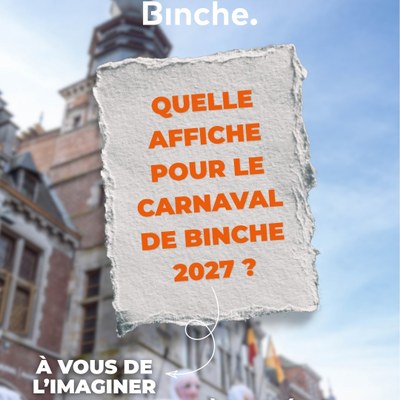 Concours d’affiche du Carnaval de Binche 2027 : à vos créations !