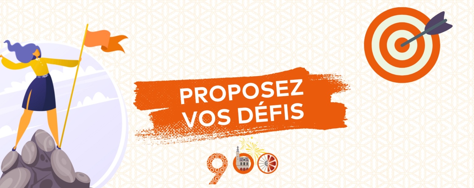 Proposez votre défi pour le 900e anniversaire !