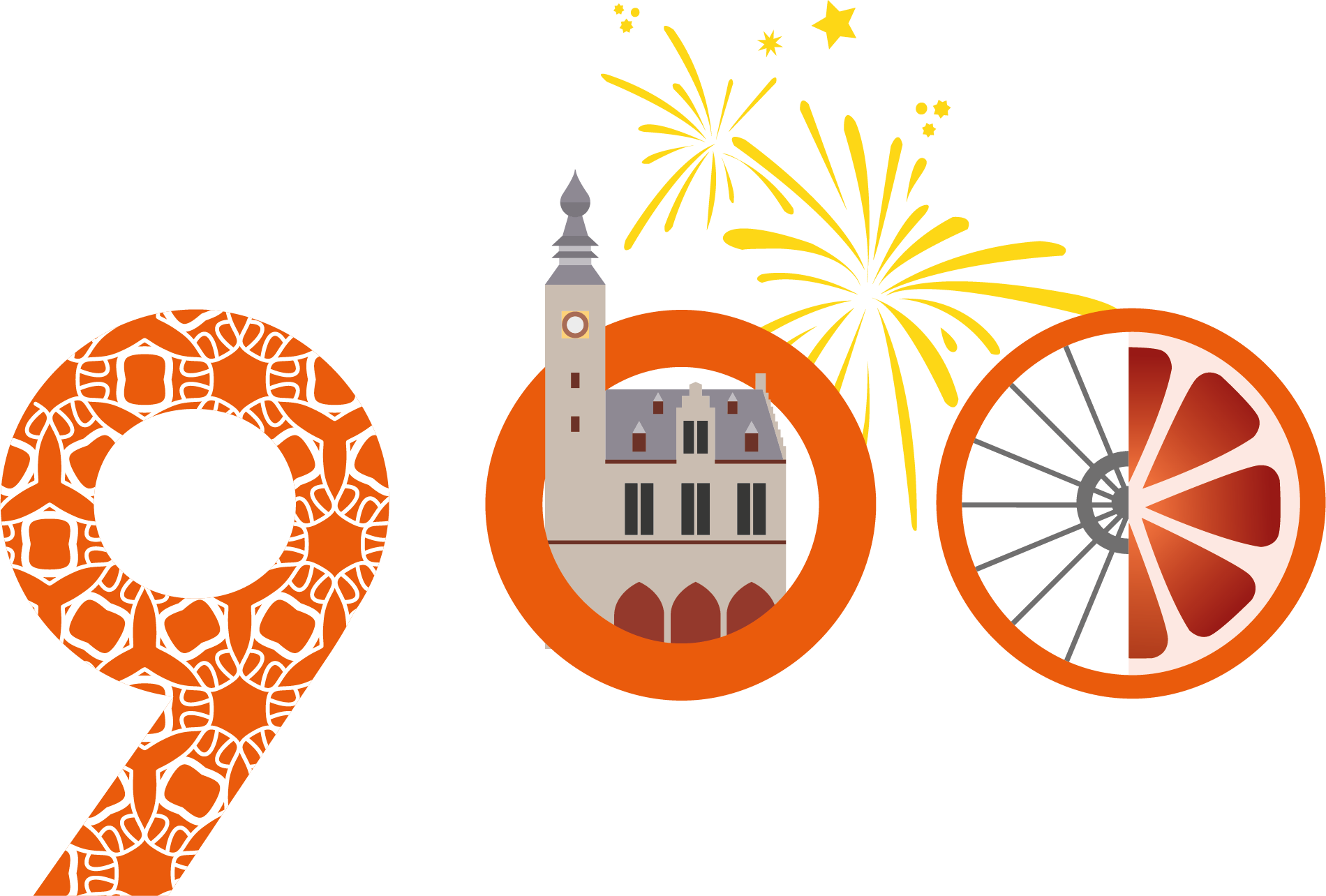 900ANS LOGO COULEURS