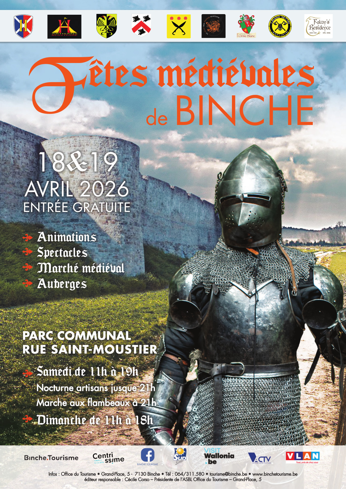 Affiche Fêtes Médiévales 2026
