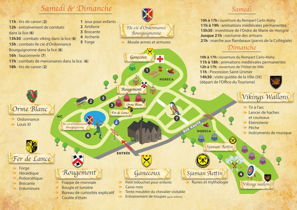 Programme Fêtes Médiévales