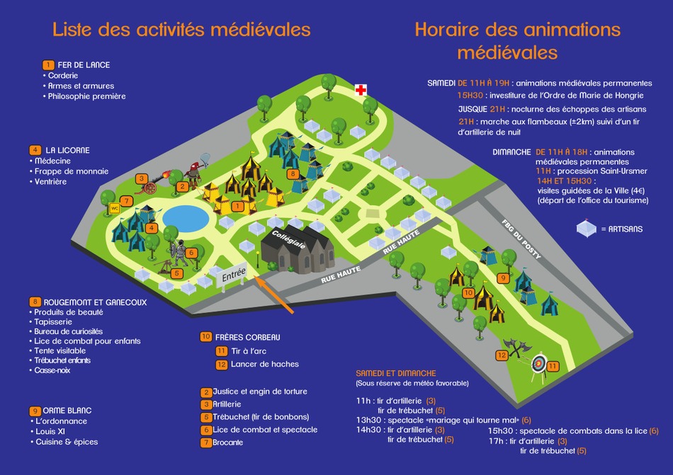 plan touristique
