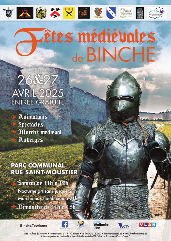 Affiche Fêtes Médiévales 2025