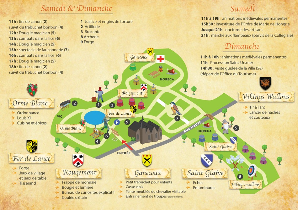 Programme Fêtes Médiévales