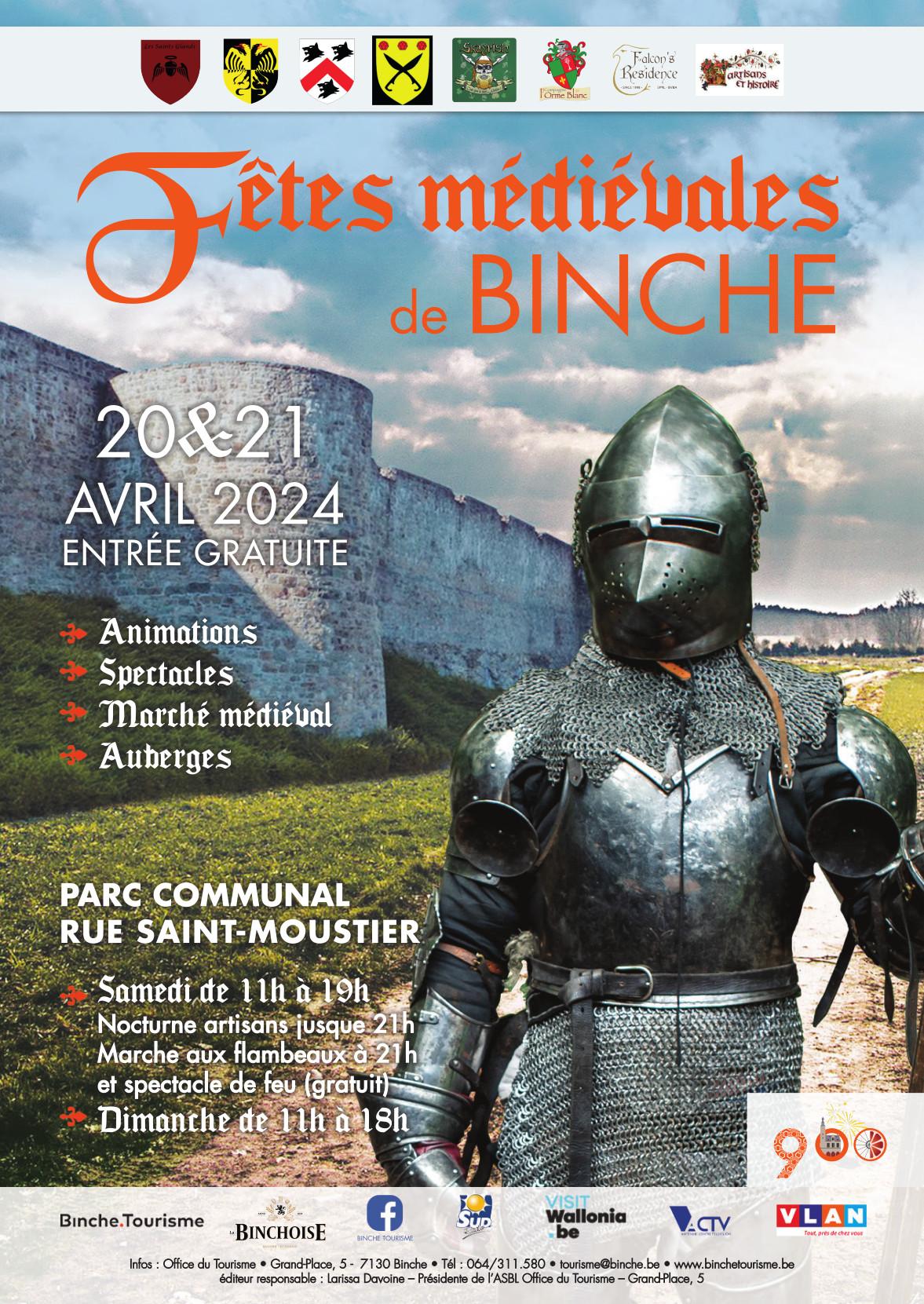 Affiche Fêtes Médiévales 2024
